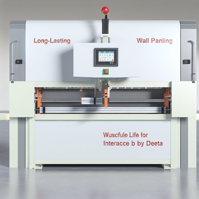 20 jaar levensduur Automatische wandpaneelvormmachine met delta touchscreen