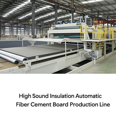 Productielijn met hoge geluidsisolatie voor automatische vezelcementplaten voor materialen en efficiëntie