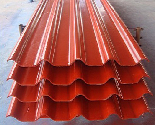 Machine voor het maken van brandwerend gegolfd dakplaat voor het vormen van decoratieve dakpanelen