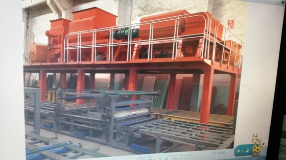 Doormakingsmachines voor brandwerend MgO-sandwichpaneel / vezelcementplaat