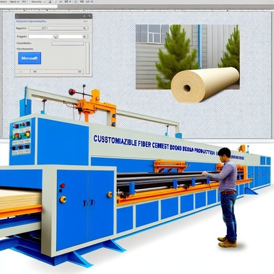 Productielijn voor op maat gemaakte vezelcementplaten met ≥ 45 dB geluidsisolatie