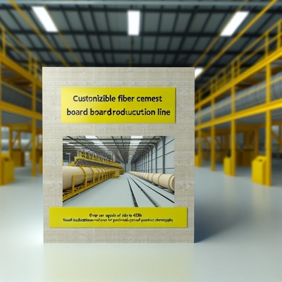 Productielijn voor op maat gemaakte vezelcementplaten met ≥ 45 dB geluidsisolatie