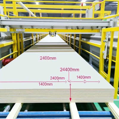 Brandwerende vezelcementplaat productielijn met 2400mm lengte & 1200mm breedte