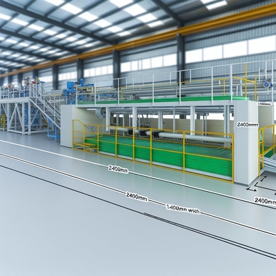 Brandwerende vezelcementplaat productielijn met 2400mm lengte & 1200mm breedte