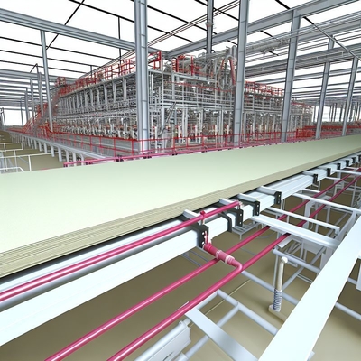 Brandwerende vezelcementplaat productielijn met 2400mm lengte & 1200mm breedte