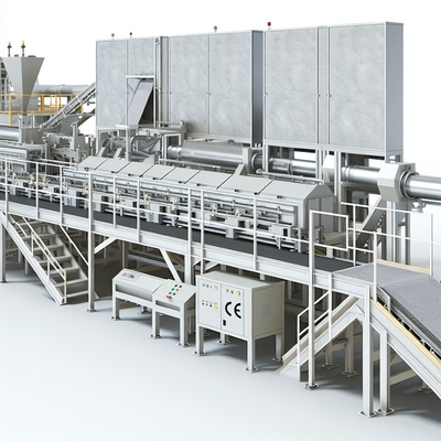 Vochtbestendigheid Aanpasbare productielijn voor vezelcementplaten met een sterke compressievermogen