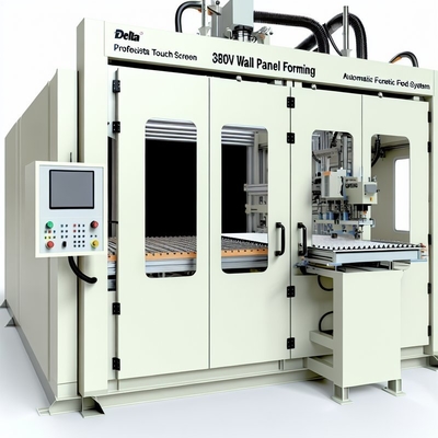 380V Wandpaneel Vormmachine met Delta Touchscreen & Automatische Toevoer