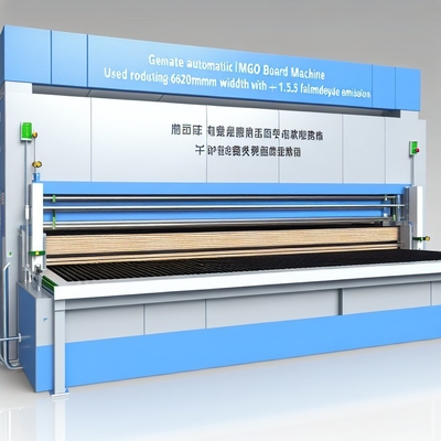 A1 Klasse Automatische MGO Platenmachine voor 600-1220mm Breedte Platen met ≤1.5mg/L Formaldehyde-emissie