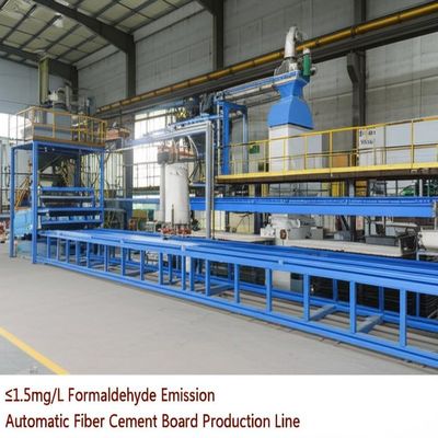 ≤1.5mg/L Formaldehyde Emission Automatic Fiber Cement Board Production Line with High Flexural Strength