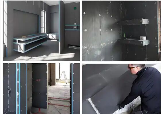 Productielijn voor het vormen van wandpanelen met XPS-isolatiebakplaten