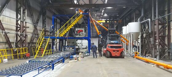 Voltage 380v Automatische meubels XPS isolatie tegel backer board productielijn