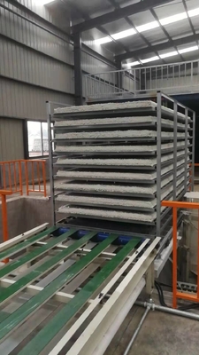 Betrouwbare automatische magnesiumoxide board machine board breedte 600 - 1220 mm