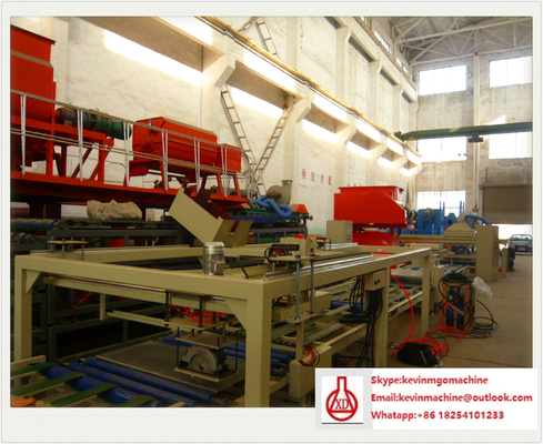 Bouwmateriaal die Machines voor Mgo/van Mgcl/van het Fiberglas Netwerk Grondstof maken