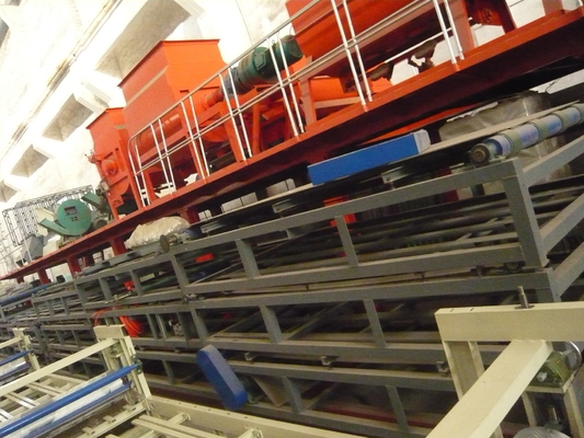 Mgo Vuurvast Decoratief Muurcomité die Machine voor Automatisch Eps Sandwichcomité maken